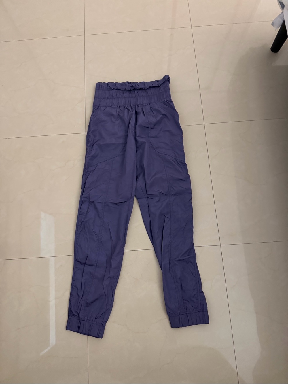 Free people High-Waist Purple Jogger Pants